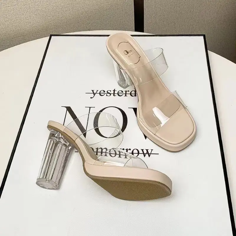 Women's Transparent Crystal High Heels Sandals 2025 - Image 5
