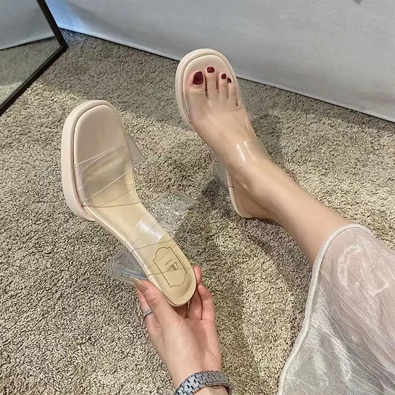 Women's Transparent Crystal High Heels Sandals 2025 — feature 4