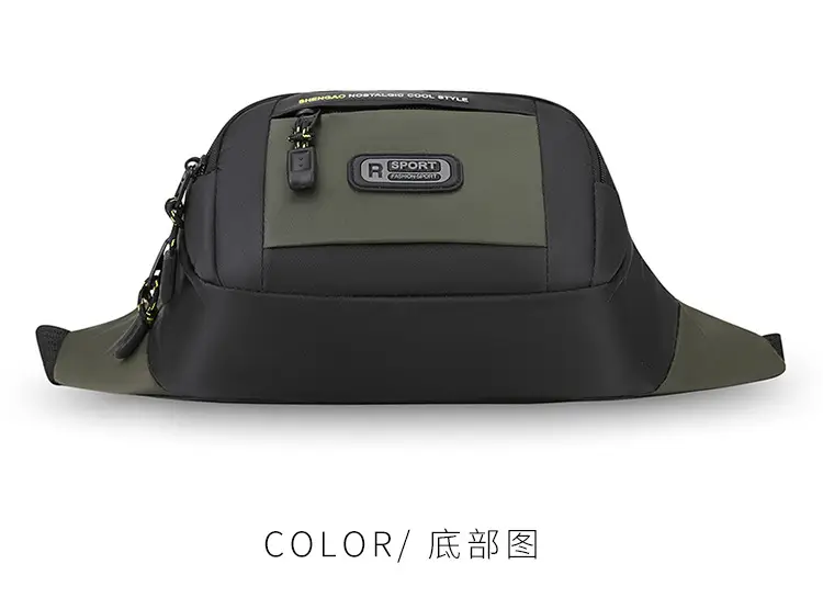 Men's Multi-Layer Phone Waist Bag Oxford Cloth — feature 18