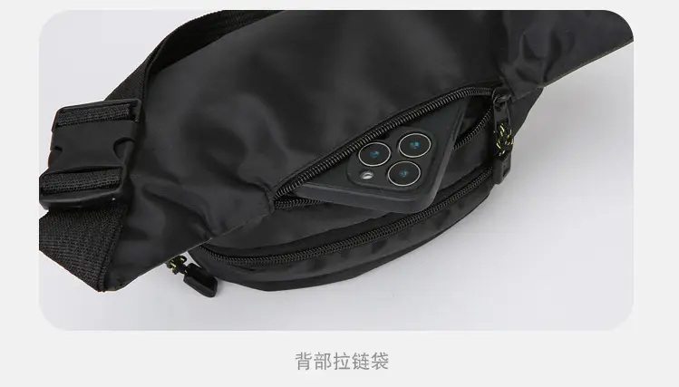 Men's Multi-Layer Phone Waist Bag Oxford Cloth — feature 22