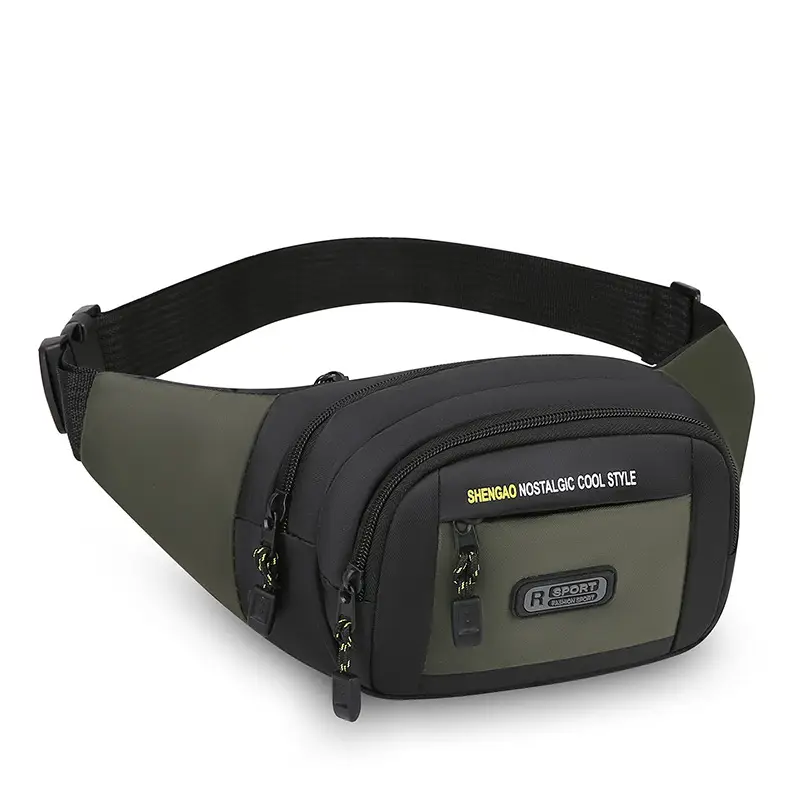 Men's Multi-Layer Phone Waist Bag Oxford Cloth - Image 3