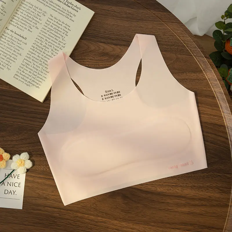 Seamless Girls' Intimates, Adolescent Development Stage Two, 10 to 14-Year-Old Girls' Bra, Junior High School Students' Sports - Image 2