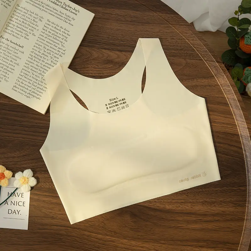 Seamless Girls' Intimates, Adolescent Development Stage Two, 10 to 14-Year-Old Girls' Bra, Junior High School Students' Sports - Image 3