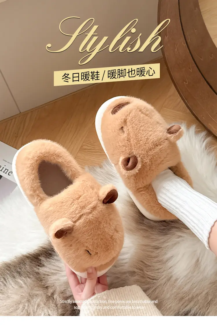 Warm Cotton Slippers for Women in Autumn Winter — feature 1