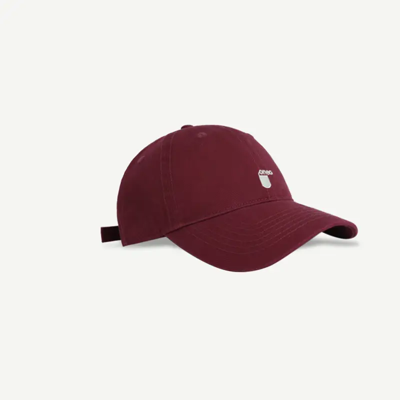 Maroon Korean Style Baseball Cap for Women Spring Summer — feature 19