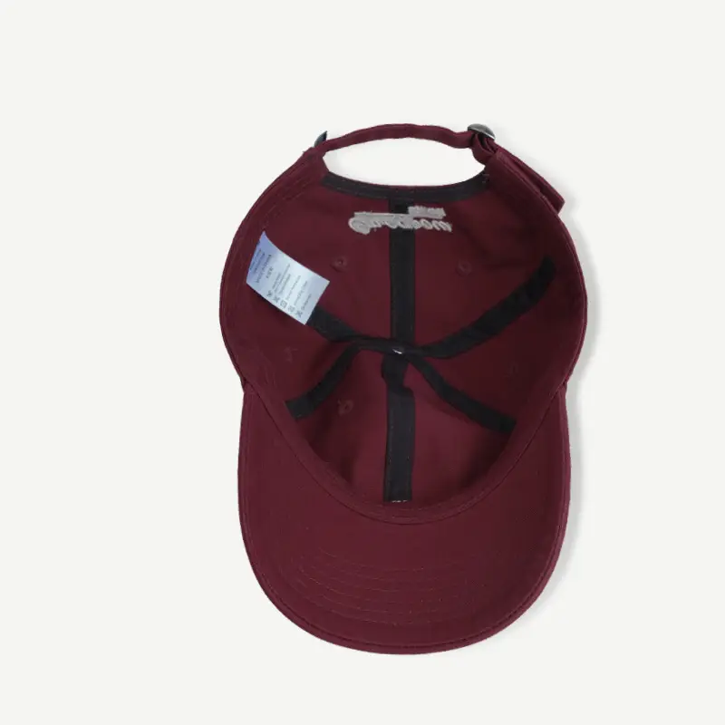 Maroon Korean Style Baseball Cap for Women Spring Summer — feature 22