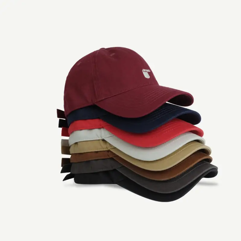 Maroon Korean Style Baseball Cap for Women Spring Summer — feature 4