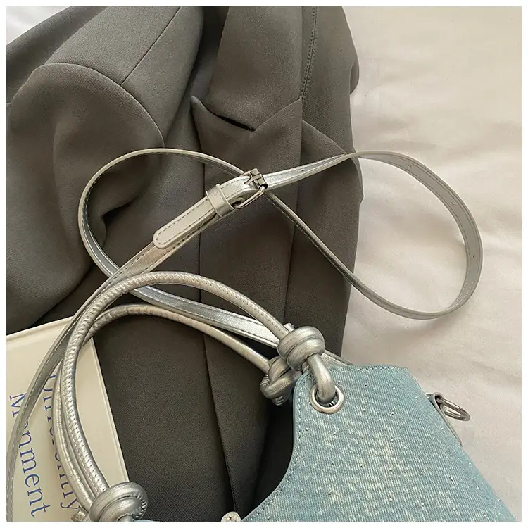 Blue Starry Handbag for Women with Adjustable Strap — feature 25