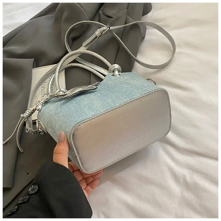 Blue Starry Handbag for Women with Adjustable Strap — feature 28