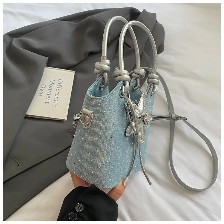 Blue Starry Handbag for Women with Adjustable Strap — feature 29
