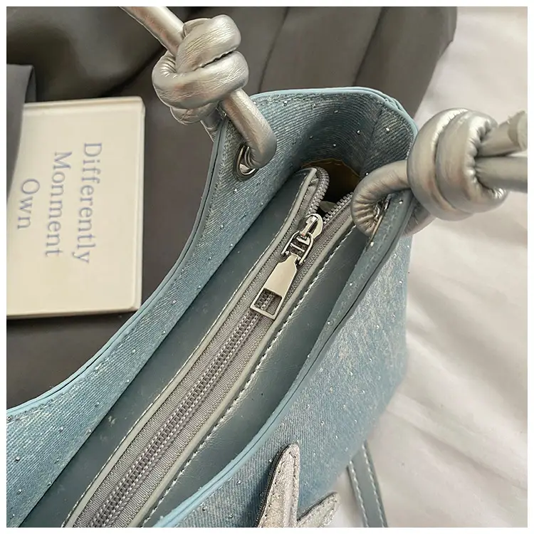 Blue Starry Handbag for Women with Adjustable Strap — feature 33