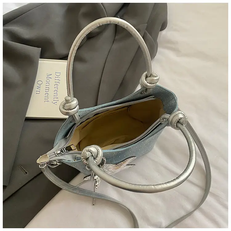 Blue Starry Handbag for Women with Adjustable Strap — feature 34