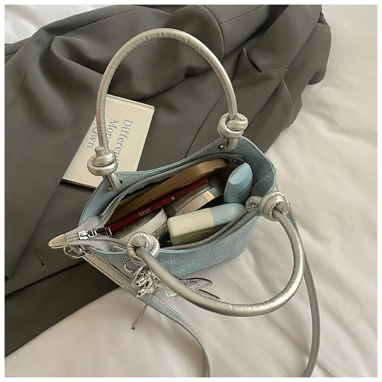 Blue Starry Handbag for Women with Adjustable Strap — feature 35