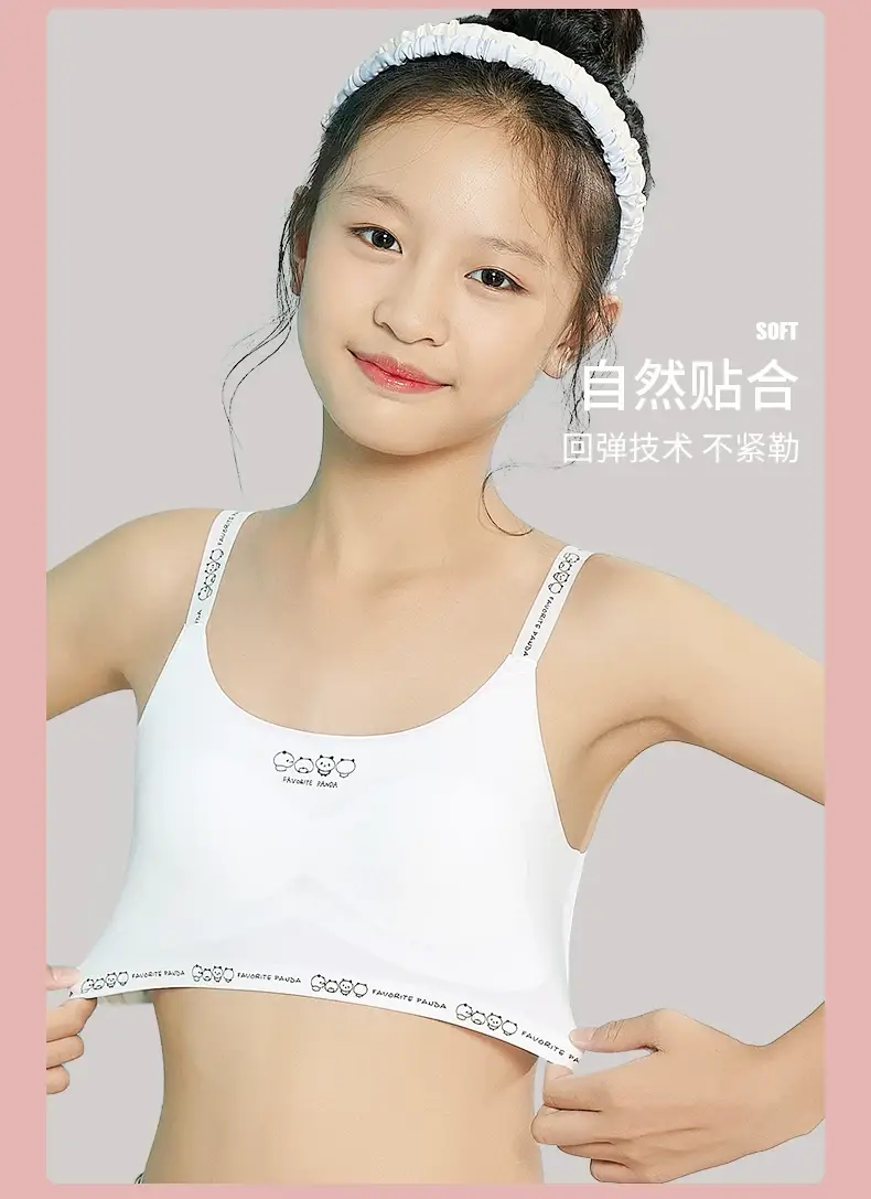 Developmental Girl Bra, Primary School Student, Junior High School Sports Girl Intimates, Girl, Big Girl, Vest, Seamless Summer — feature 16