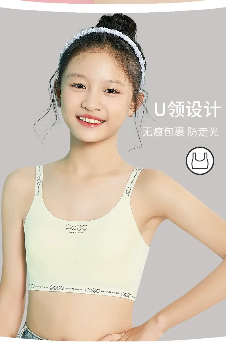 Developmental Girl Bra, Primary School Student, Junior High School Sports Girl Intimates, Girl, Big Girl, Vest, Seamless Summer — feature 5