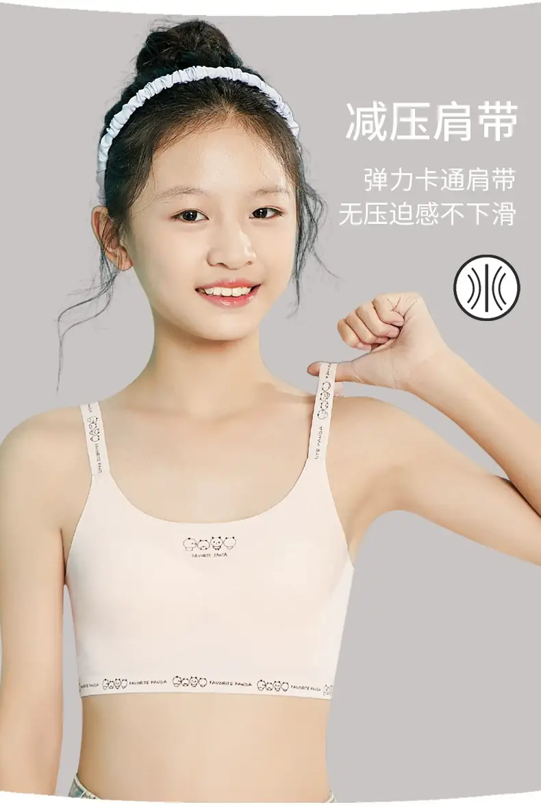 Developmental Girl Bra, Primary School Student, Junior High School Sports Girl Intimates, Girl, Big Girl, Vest, Seamless Summer — feature 6