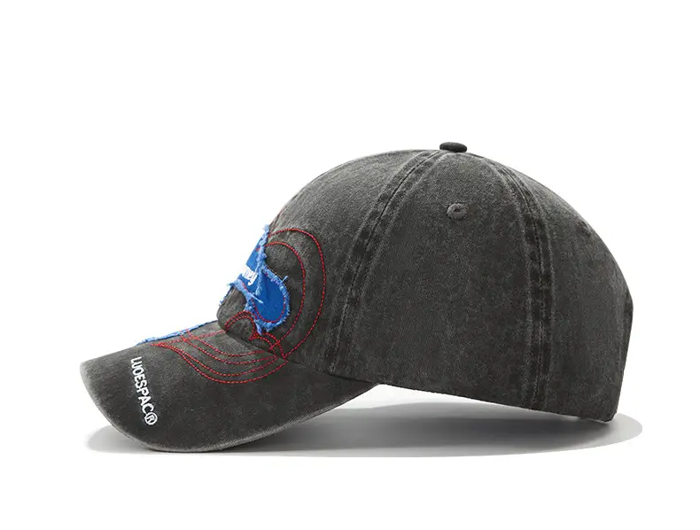 Women Retro Baseball Cap with Heart Embroidery Large Head — feature 11