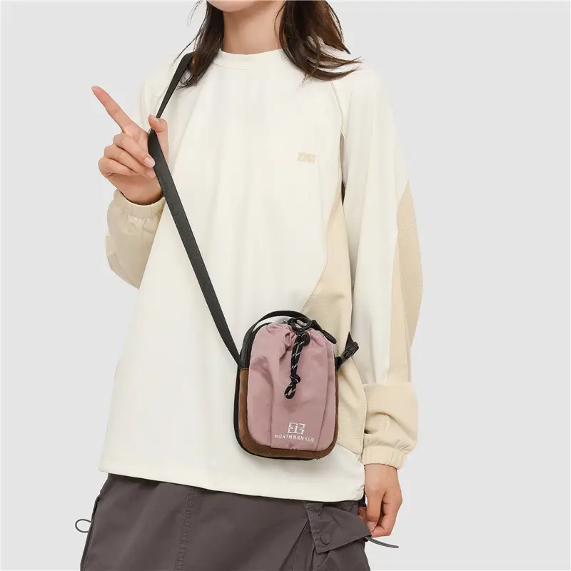 Women's Waterproof Crossbody Mobile Bag Black