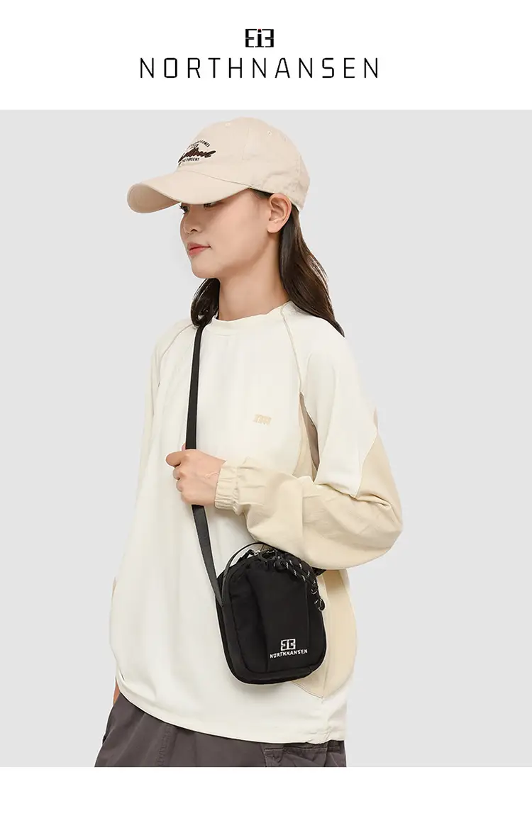 Women's Waterproof Crossbody Mobile Bag Black — feature 14