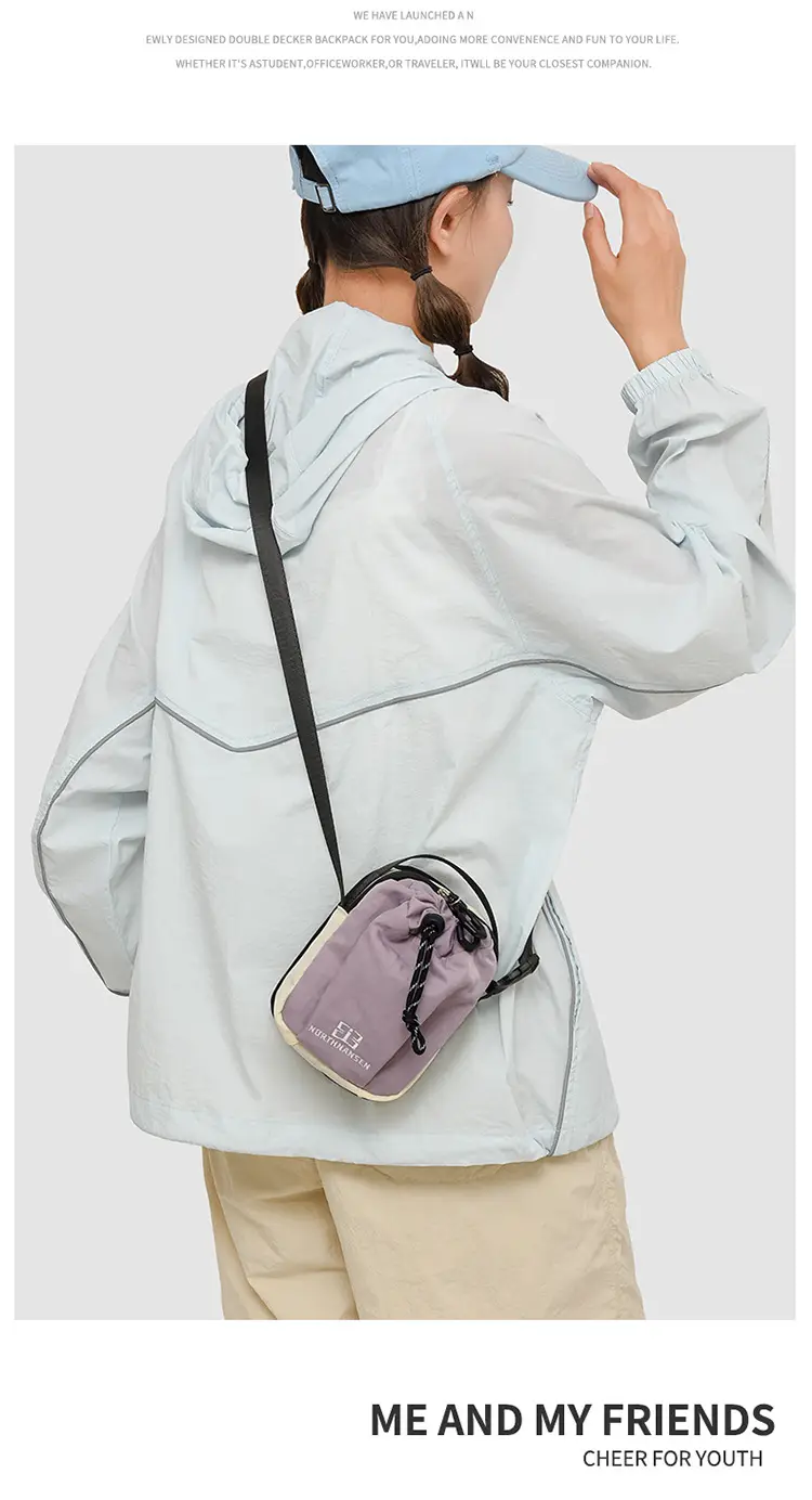 Women's Waterproof Crossbody Mobile Bag Black — feature 6