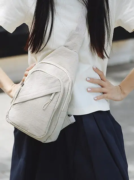 Women Chest Bag 2026 Niche Design Large Capacity - Image 7