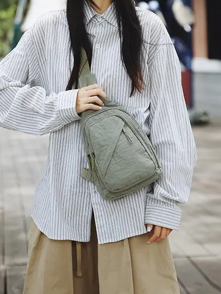 Women Chest Bag 2026 Niche Design Large Capacity - Image 8