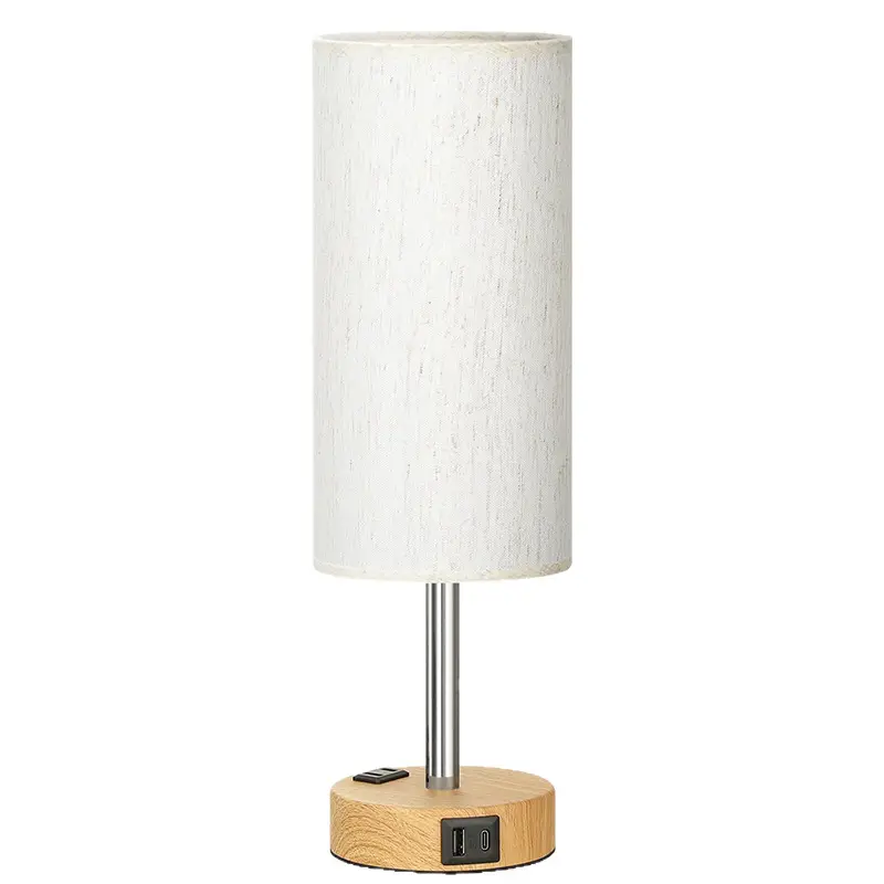 Wooden Touch Dimming Night Light for Bedside - Image 8