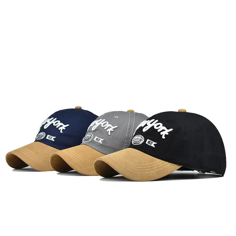 Black Korean Style Baseball Cap with White Embroidery - Image 8