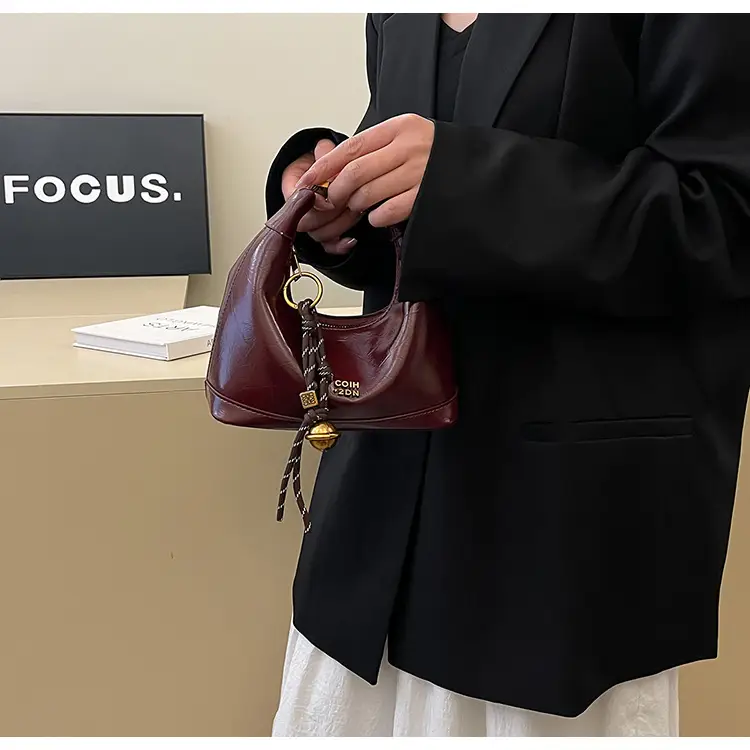 Korean Style Black Leather Handbag for Women 2025 â feature 12