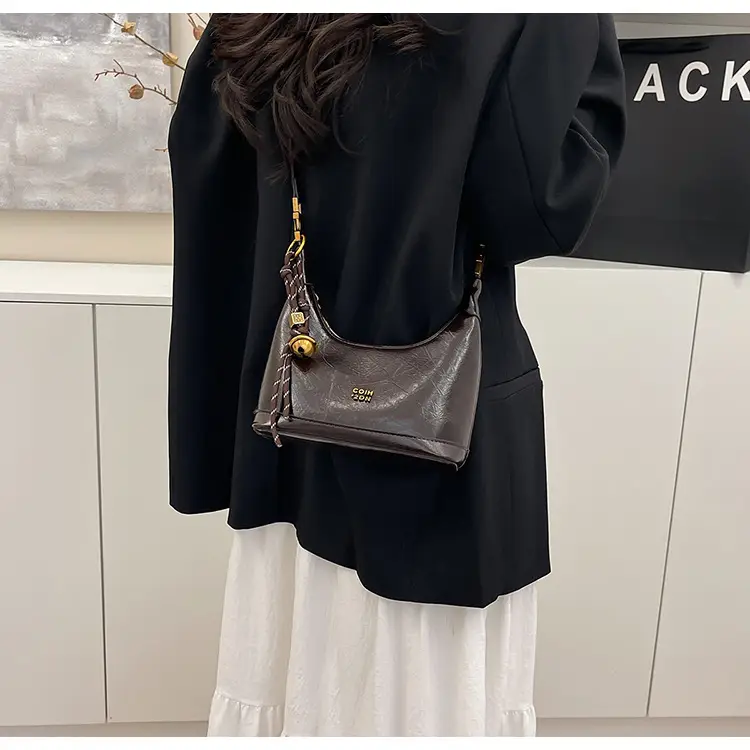 Korean Style Black Leather Handbag for Women 2025 â feature 16