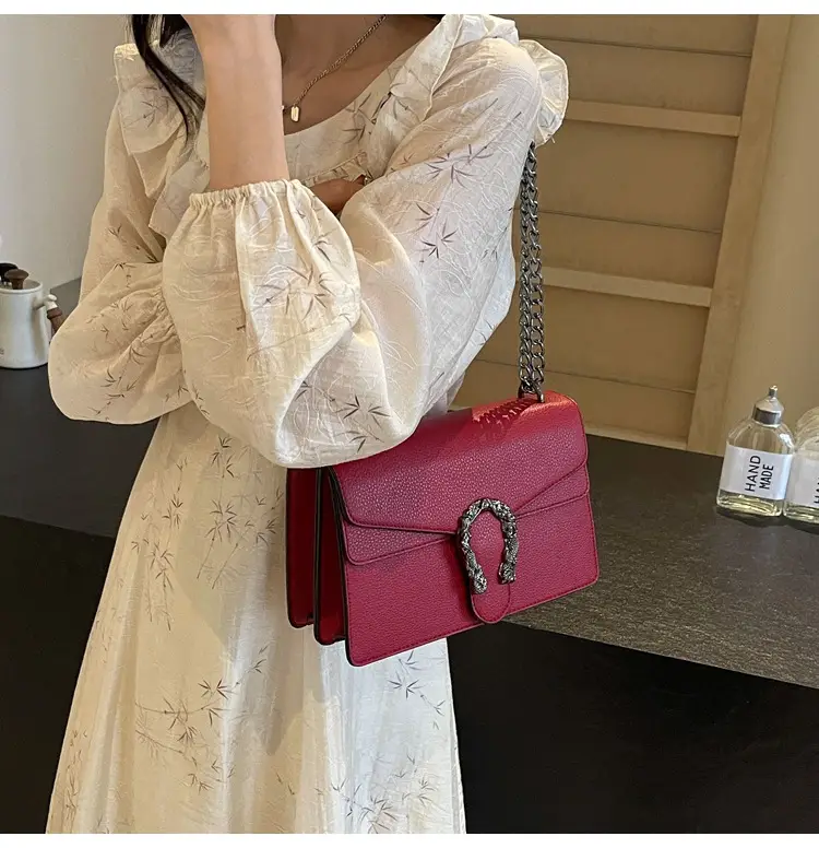 Red Chain Crossbody Bag for Women 2025 — feature 38
