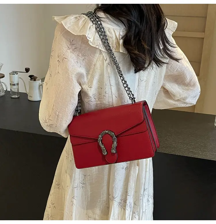 Red Chain Crossbody Bag for Women 2025 — feature 39