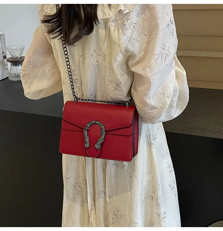 Red Chain Crossbody Bag for Women 2025 — feature 40