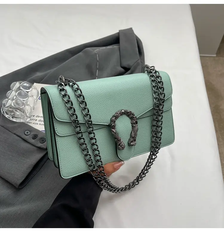 Red Chain Crossbody Bag for Women 2025 - Image 6