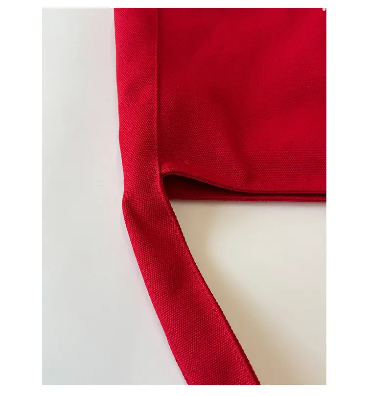 Red Canvas Shoulder Bag for Women Large Capacity 2026 — feature 7