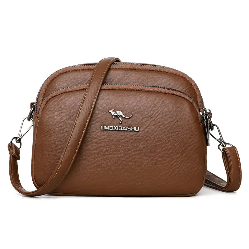 Brown Leather Crossbody Bag for Women 2025 - Image 5