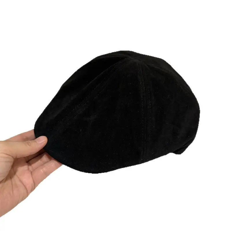 Suede Beret Women Large Head Circumference Autumn Winter - Image 10