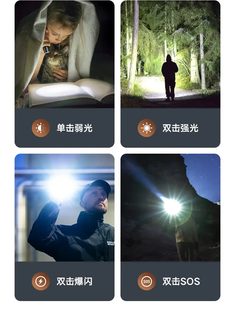 Ultra-Bright LED Flashlight with Long-Range Charging — feature 10