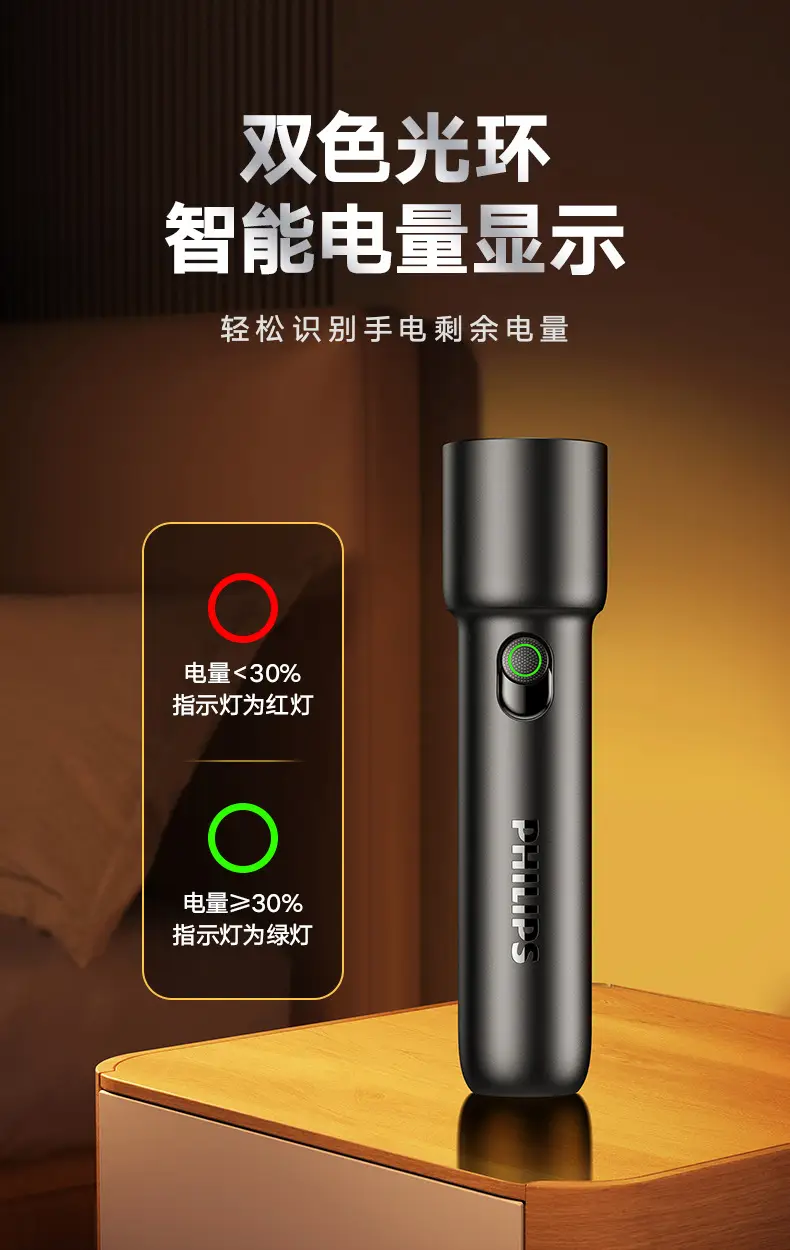 Ultra-Bright LED Flashlight with Long-Range Charging — feature 12