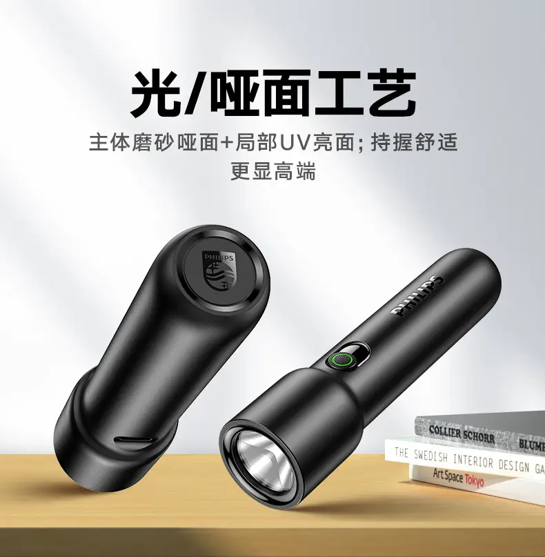Ultra-Bright LED Flashlight with Long-Range Charging — feature 4