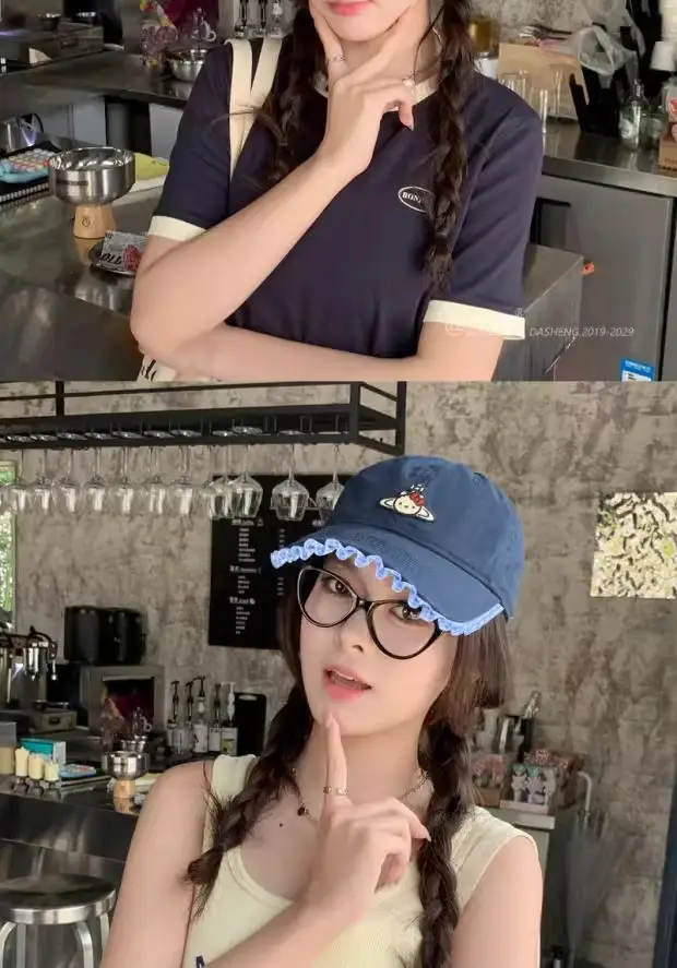 Sweet Duckbill Face Cap for Women Summer Casual Sunshade Hat — feature 5