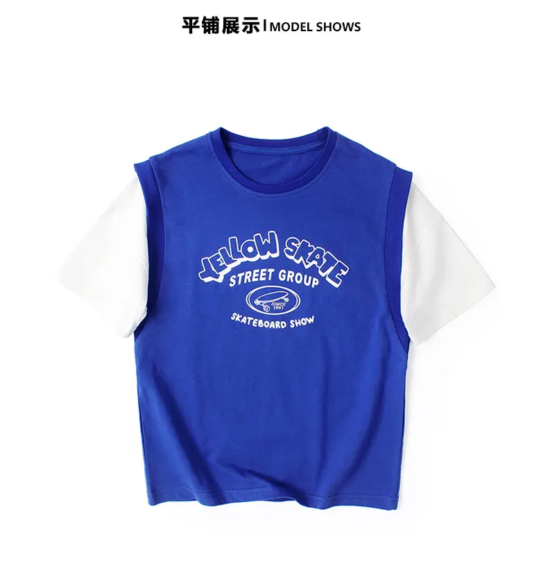 Kids Korean Style T-Shirt Green White Shorts Set — feature 10