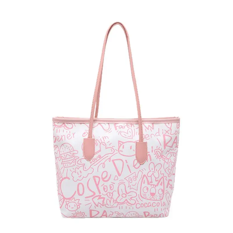 Korean Japanese Graffiti Shoulder Bag for Women - Image 11