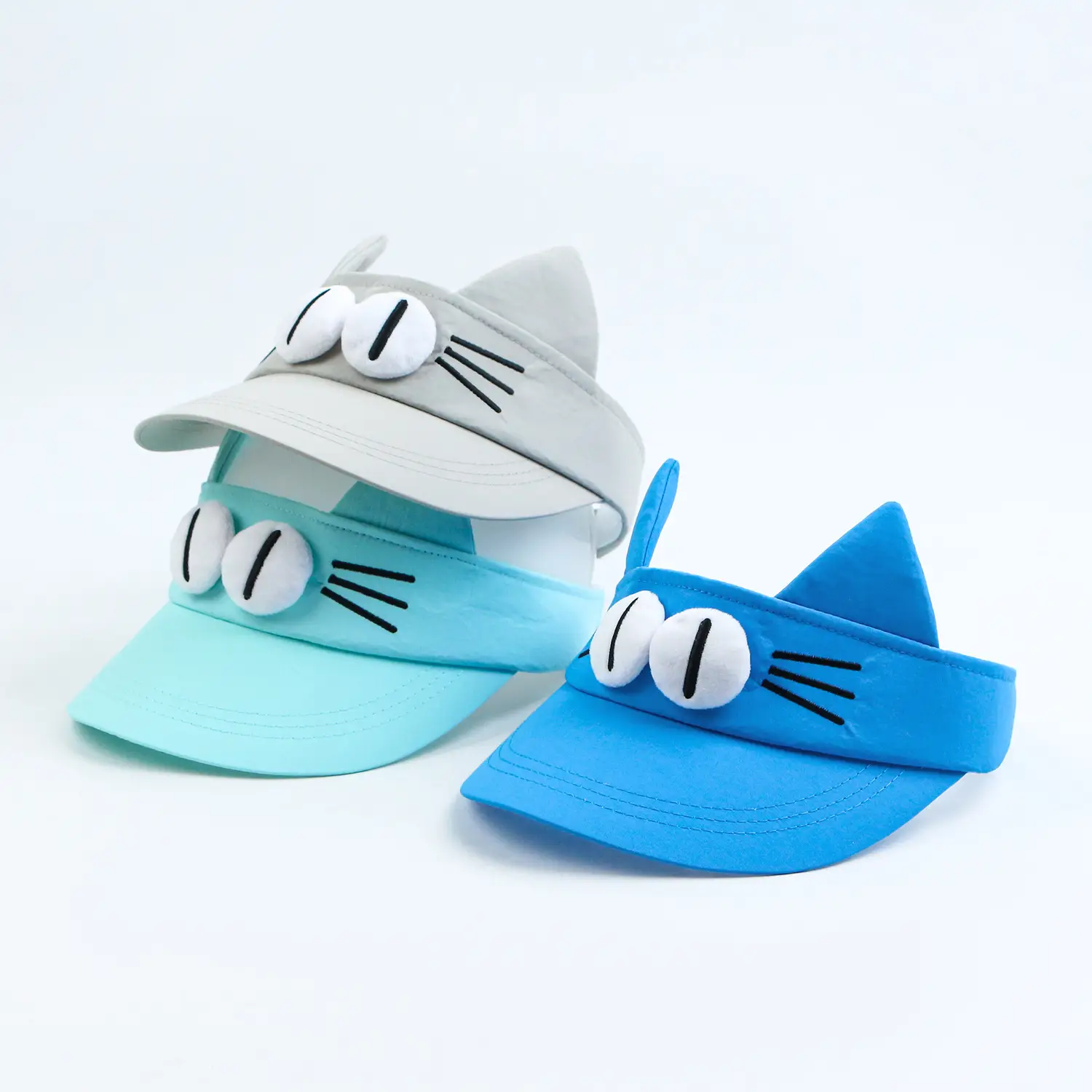 Cat Peaked Cap with Big Eyes for Men Women — feature 1