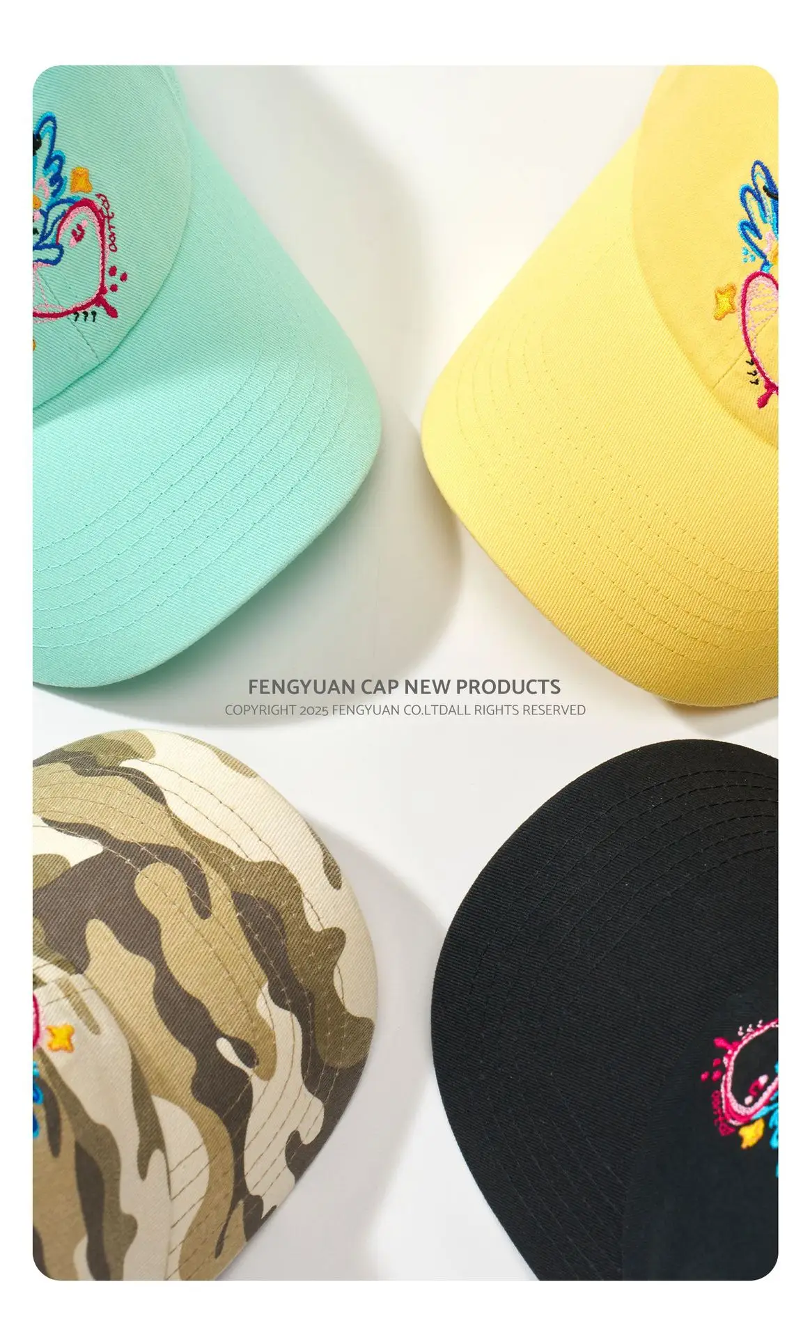 Korean Style Mint Green Baseball Cap for Women — feature 15