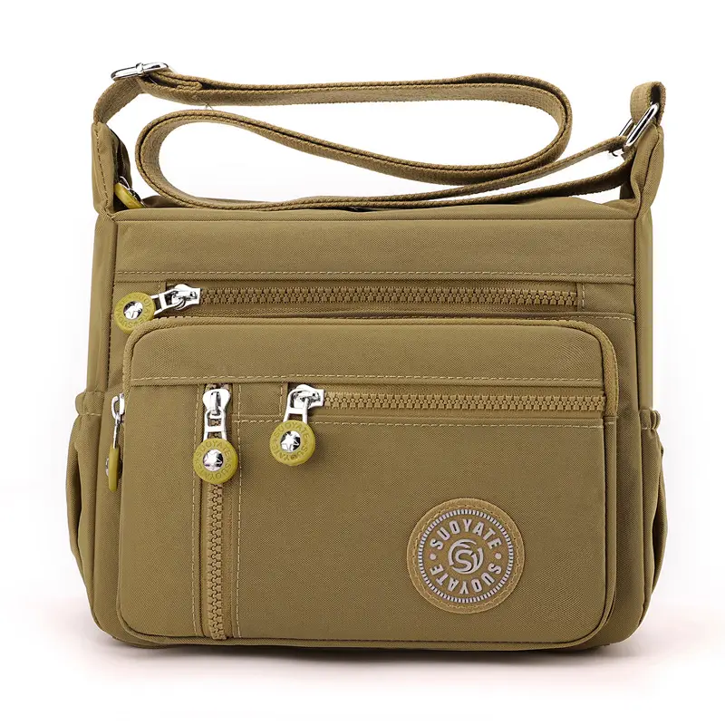 New Nylon Crossbody Bag Large Capacity Purple - Image 5
