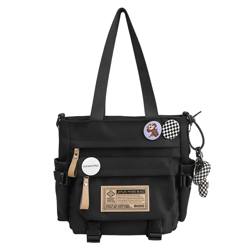 Japanese Style Blue Crossbody Bag for Girls College