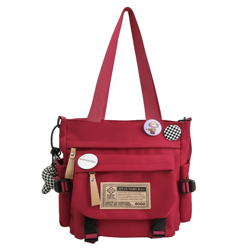 Japanese Style Blue Crossbody Bag for Girls College