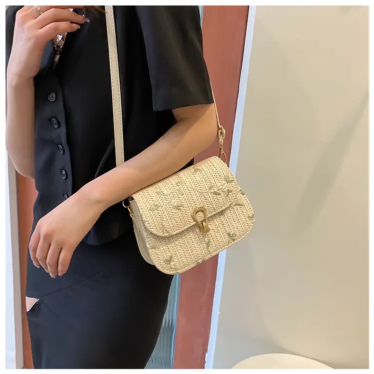 Women Floral Woven Saddle Bag Shoulder Crossbody 2026 — feature 26
