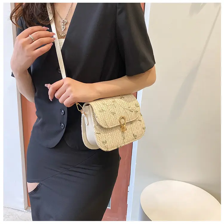 Women Floral Woven Saddle Bag Shoulder Crossbody 2026 — feature 28